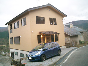 富士山の目の前の家